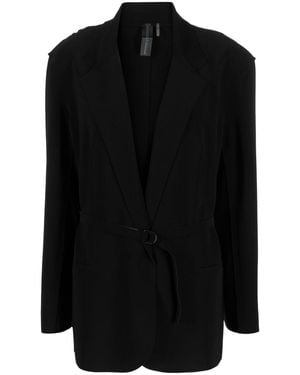 Norma Kamali Oversized Single-Breasted Coat - Black