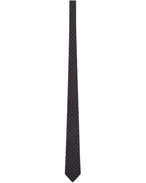 Saint Laurent Tie - White