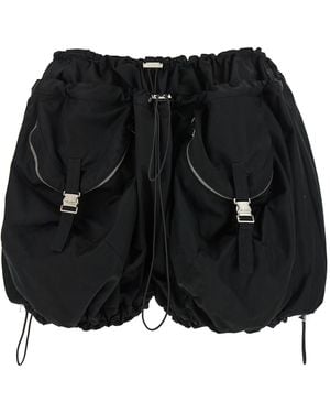 The Attico Utility Shorts - Black