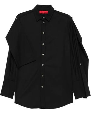 THE LATEST "Carmen" Poly Wool Shirt - Black