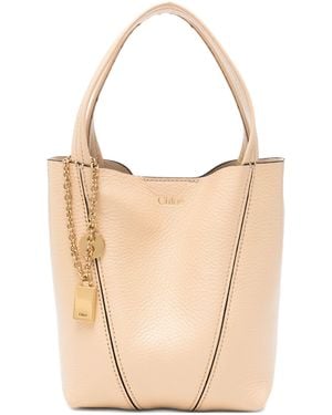 Chloé Spin Shoulder Bag - White