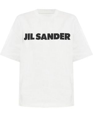Jil Sander Ice Cotton Oversize T-Shirt - White