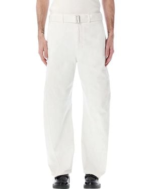 Lemaire Twisted Pants - White