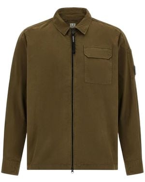 C.P. Company C.P.Company Organic Cotton Overshirt - Green