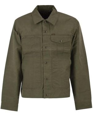 Filson Cotton Workwear Jacket With Utility Pockets - Green