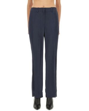 Theory Satin Pants - Blue