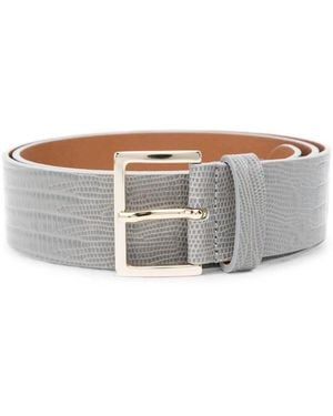 Alysi Leather Belt - Grey