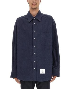 Thom Browne 4Bar Shirt - Blue