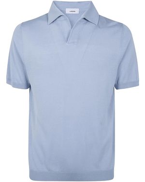 Lardini Short Sleeves Polo Shirt - Blue