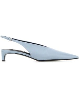 Jil Sander Slingbacks - White