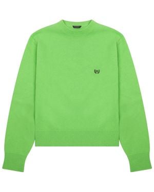 Balenciaga Jersey With Logo - Green