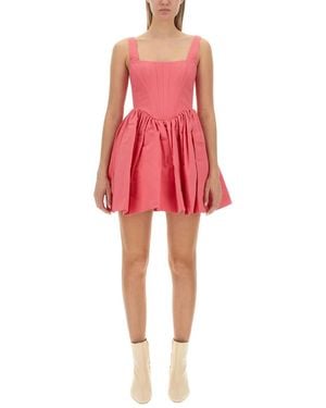 STAUD "Landscap" Dress - Red