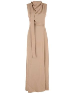 Fendi Abito Rosa Lungo Ollo Chiuso - White