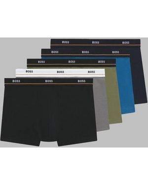 BOSS 5-Pack Boxer Con Logo - Black