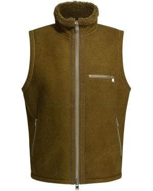 Nonnative Shearling Sleeveless Jacket - Green