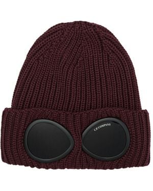 C.P. Company C.P.Company "Goggle" Beanie - Red