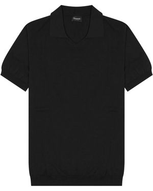 Drumohr Cotton Polo - Black