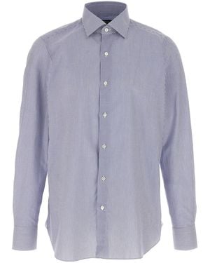 Finamore 1925 'Napoli' Shirt - Blue