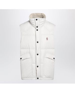 Moncler Quilted Vest - White