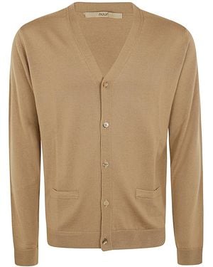 Nuur V-Neck Cardigan - Brown