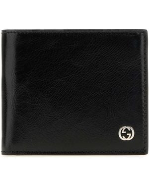 Gucci Leather Wallet - Black