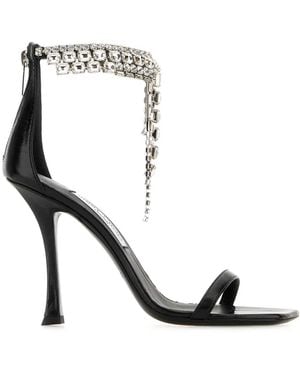 Jimmy Choo Leather Verity Sandals - White