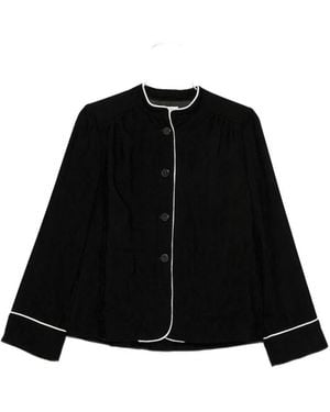 forte_forte Velvet Tang Jacket - Black
