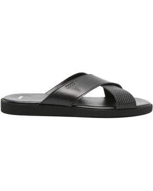 BOSS Ecoleather Sandals - Black