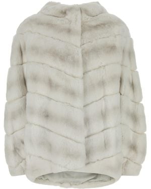 Yves Salomon Veste 75Cm - Gray