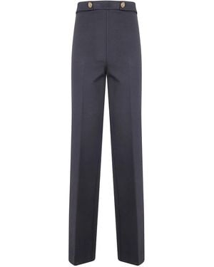 Twinset Wide Leg Trouser - Blue
