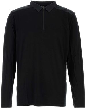 Veilance Frame Ls Polo M - Black