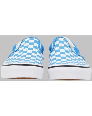Vans Classic Slip-On Color Theory Checkerboard Bright Azure - Blue