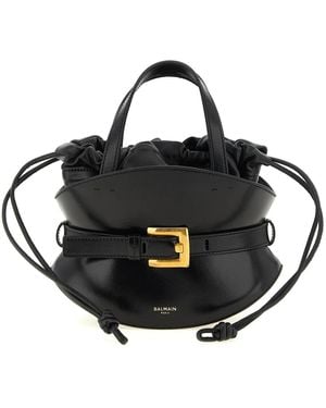 Balmain 'Shuffle' Mini Handbag - Black