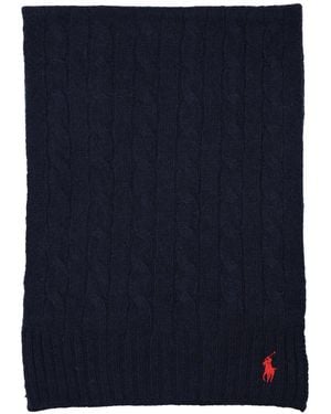 Polo Ralph Lauren "Wl Cshmr Oblong Scarf - Blue