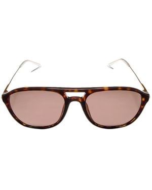 Gucci Tortoiseshell Oversized Square Sunglasses - Metallic