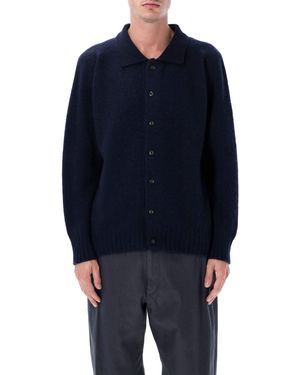 Howlin' Creatures Of The Moon Wool Cardigan – Oxford - Blue