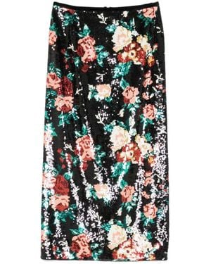 forte_forte Sequined Midi Skirt - White