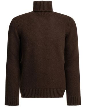 Altum Cashmere Turtleneck Jumper - Brown