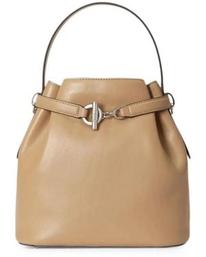 Ralph Lauren "Blke" Medium Bucket Bag - Natural