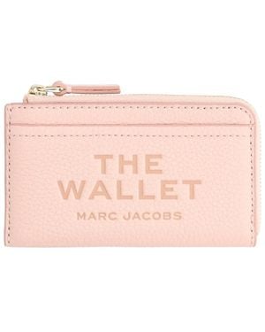 Marc Jacobs Leather Card Holder - Pink