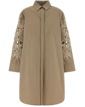 Agnona Shirt Dress - Natural