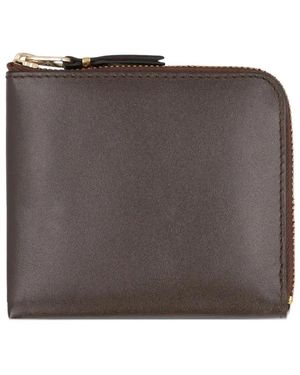 Comme des Garçons Wallet "Classic Leather Line 110X95 Mm" - Brown