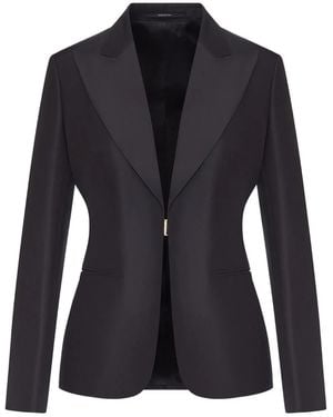 Gucci Fine Silk Faille Jacket - Black