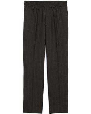 Ami Paris Elasticated Waist Pants - Black