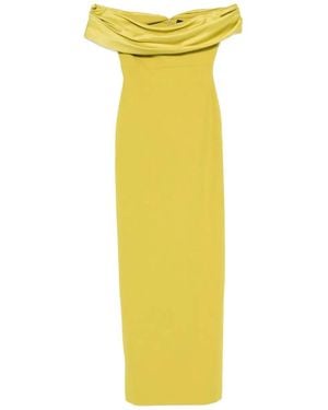 Solace London Adele Maxi Dress - Yellow