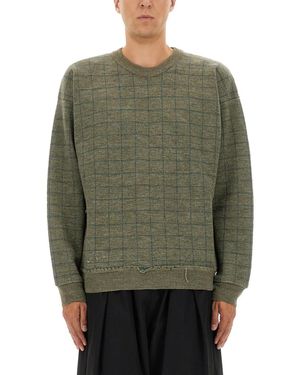 Maison Margiela Crew Neck Pullover - Green