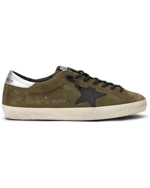 Golden Goose Super Star Trainers - Green