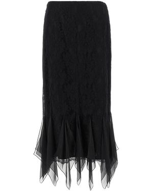Valentino Garavani Lace Skirt - Black