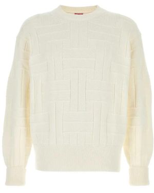 KENZO Gots Weave Jumper - White