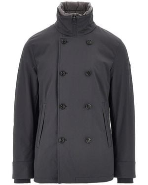 DUNO Edmund Padded Nylon Down Jacket - Grey